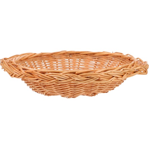 Brown woven wicker - wicker, storage