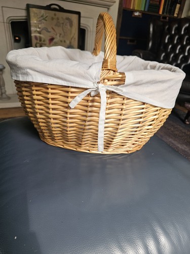 Lovely wicker basket with - basket,