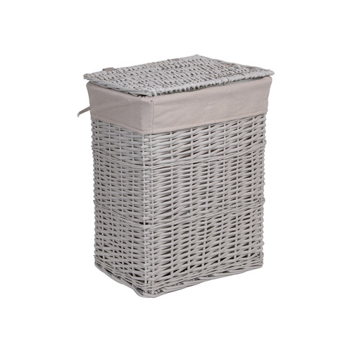 Grey paint laundry wicker - laundry,