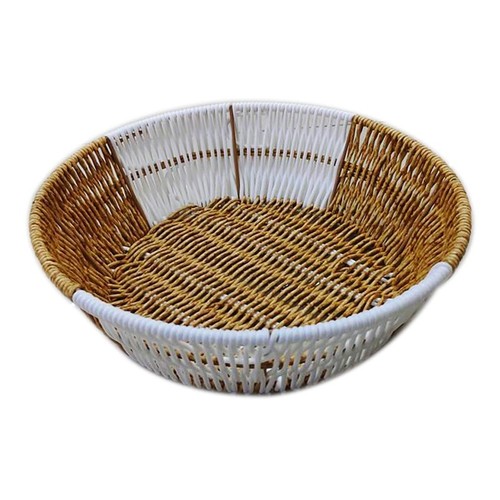 Wicker basket round 25cm - wicker,