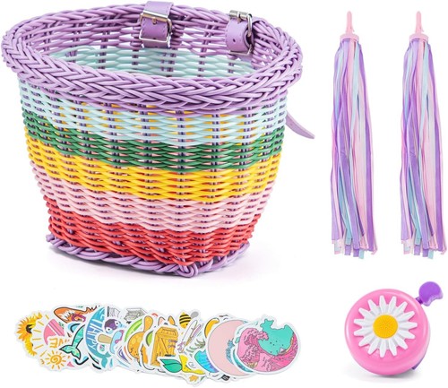 Wicker kids bike - wicker, basket