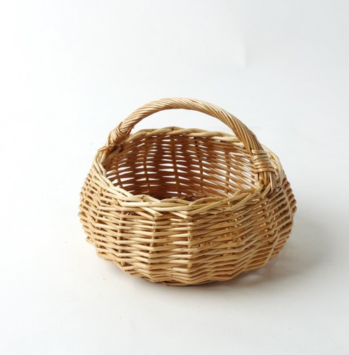 Hand woven basket handle sml - woven, w