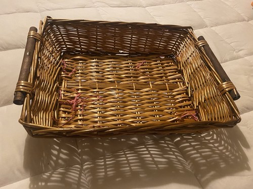 Natural rustic brown hamper - rustic,