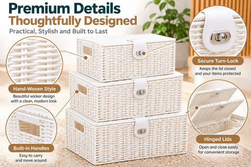 Set resin woven wicker - of,