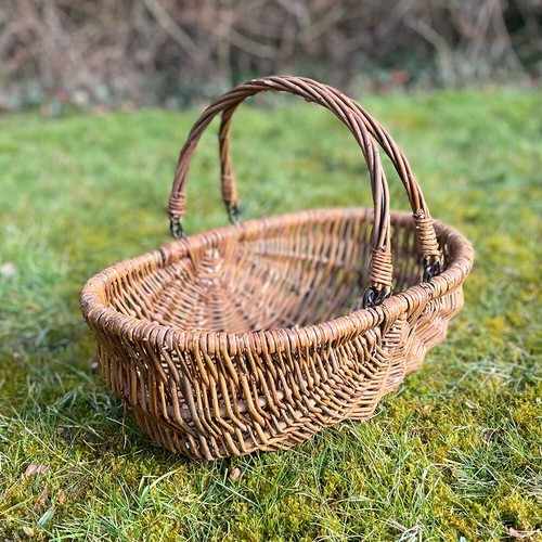 Garden trug basket flower - garden,