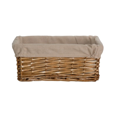 Natural wicker storage gift - natural,