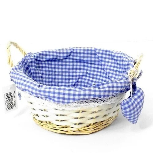 Blue gingham cloth lined - gingham,