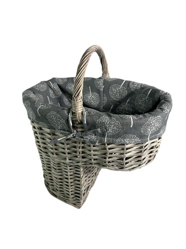 Grey wash wicker stair - grey-wash,
