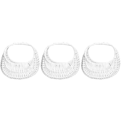 White wicker flower girl - wicker,