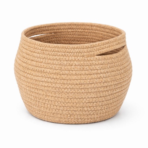Round handmade woven - woven, storage