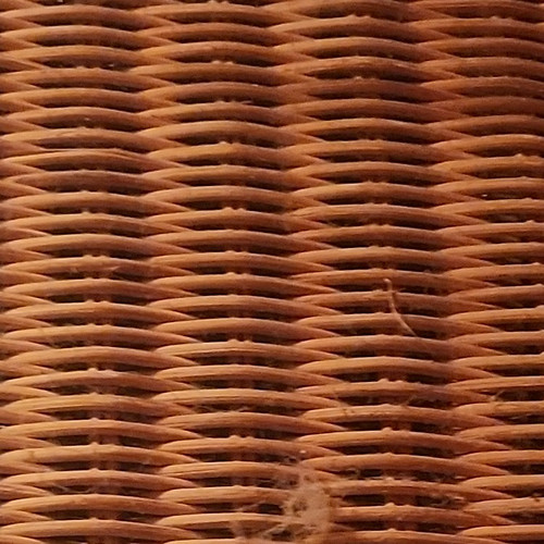 Large brown wicker basket - brown,