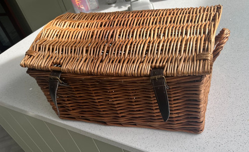Wicker basket hamper storage - wicker,