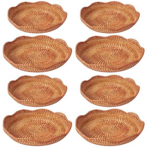 Light brown wicker storage - light,