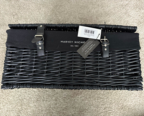 Harvey nichols black wicker - harvey,