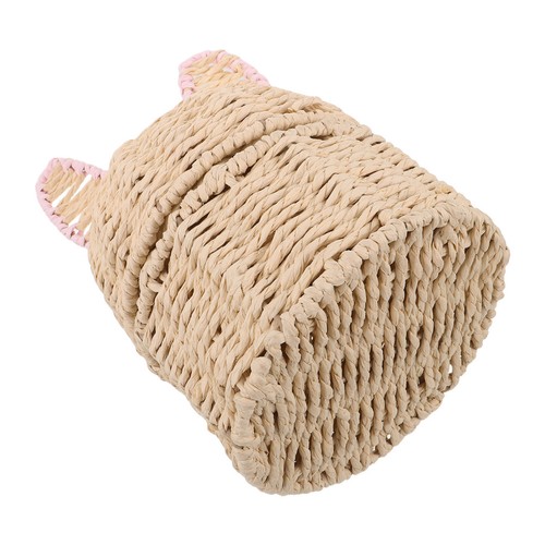 Wicker bunny easter basket - easter,
