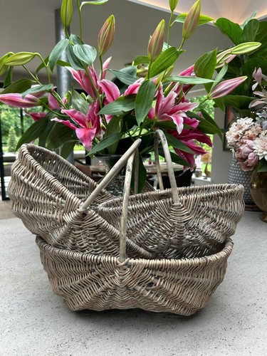 Grey wash trug wicker - grey-wash,
