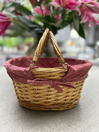 Honey wicker shopper shopping - wicker,