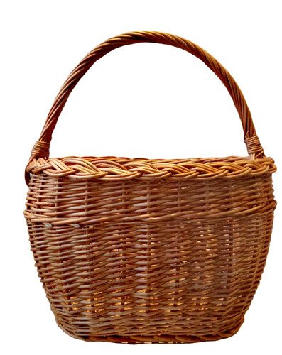 Traditional wicker basket - wicker,