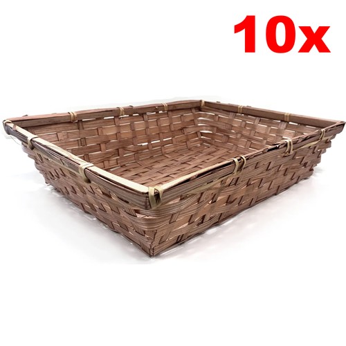 10x wicker basket hamper - basket,