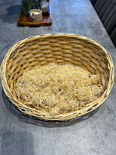 Oval wicker woven storage - oval,