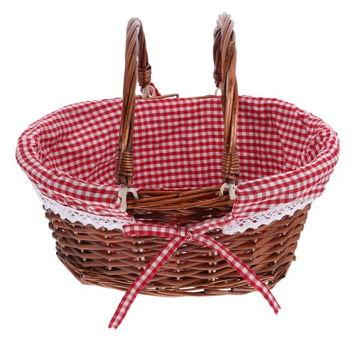 Coffee wicker picnic basket - coffee,