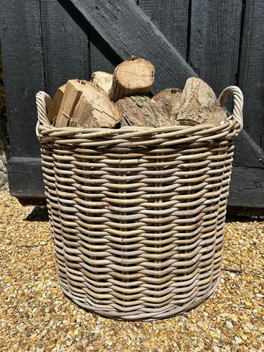 New round kubu wicker - round,