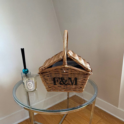 Iconic brown wicker picnic - iconic,