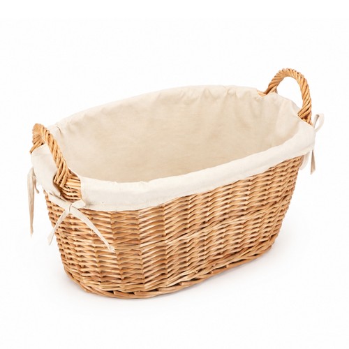 Wicker laundry basket 56cm - laundry,